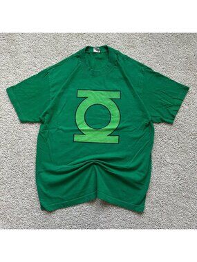 Vintage Y2K DC Comics Green Lantern Emblem T-Shirt